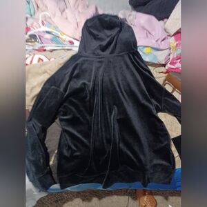 Black Velvet Hoodie